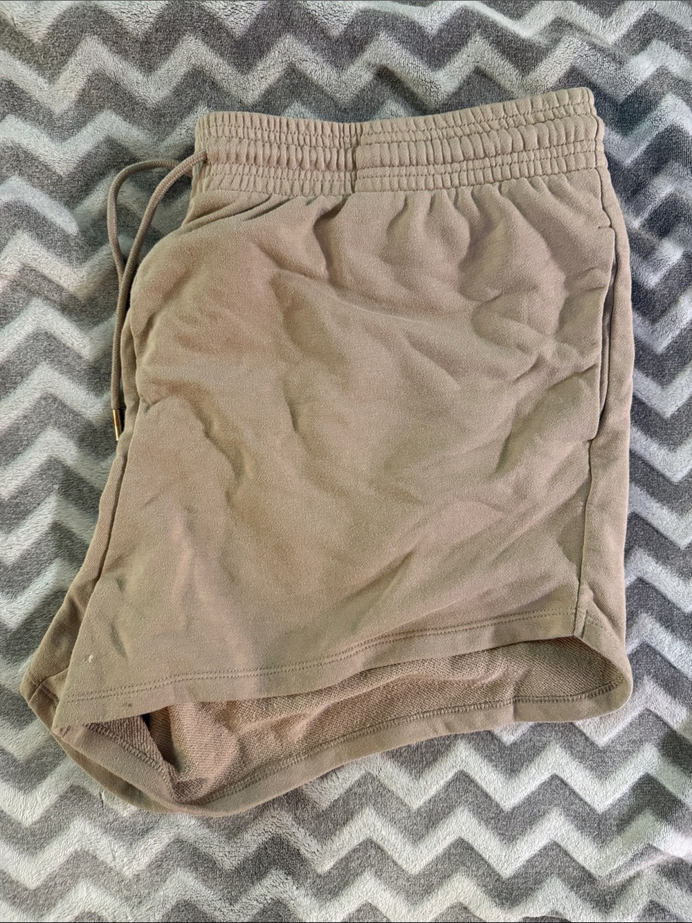 Women’s Brown Drawstring Lounge Shorts